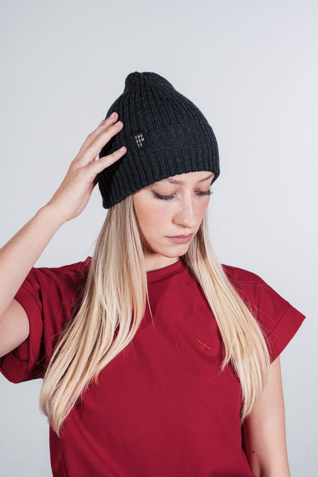 beanie merino Beanie rib merino anthracite