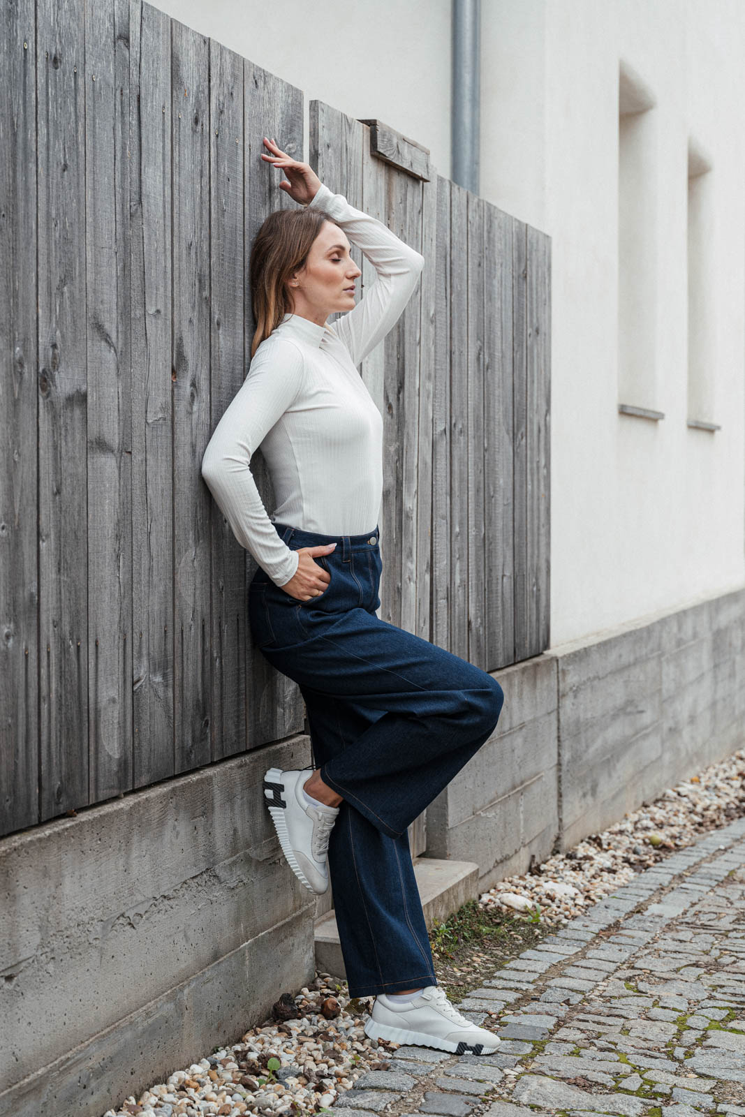 Kalhoty a ortky Lima dark jeans