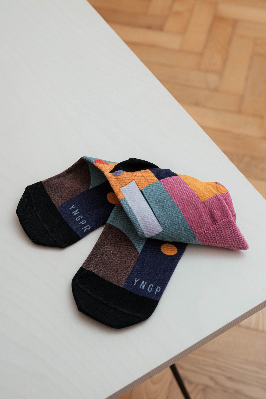 Socks Fusky printusky four squares