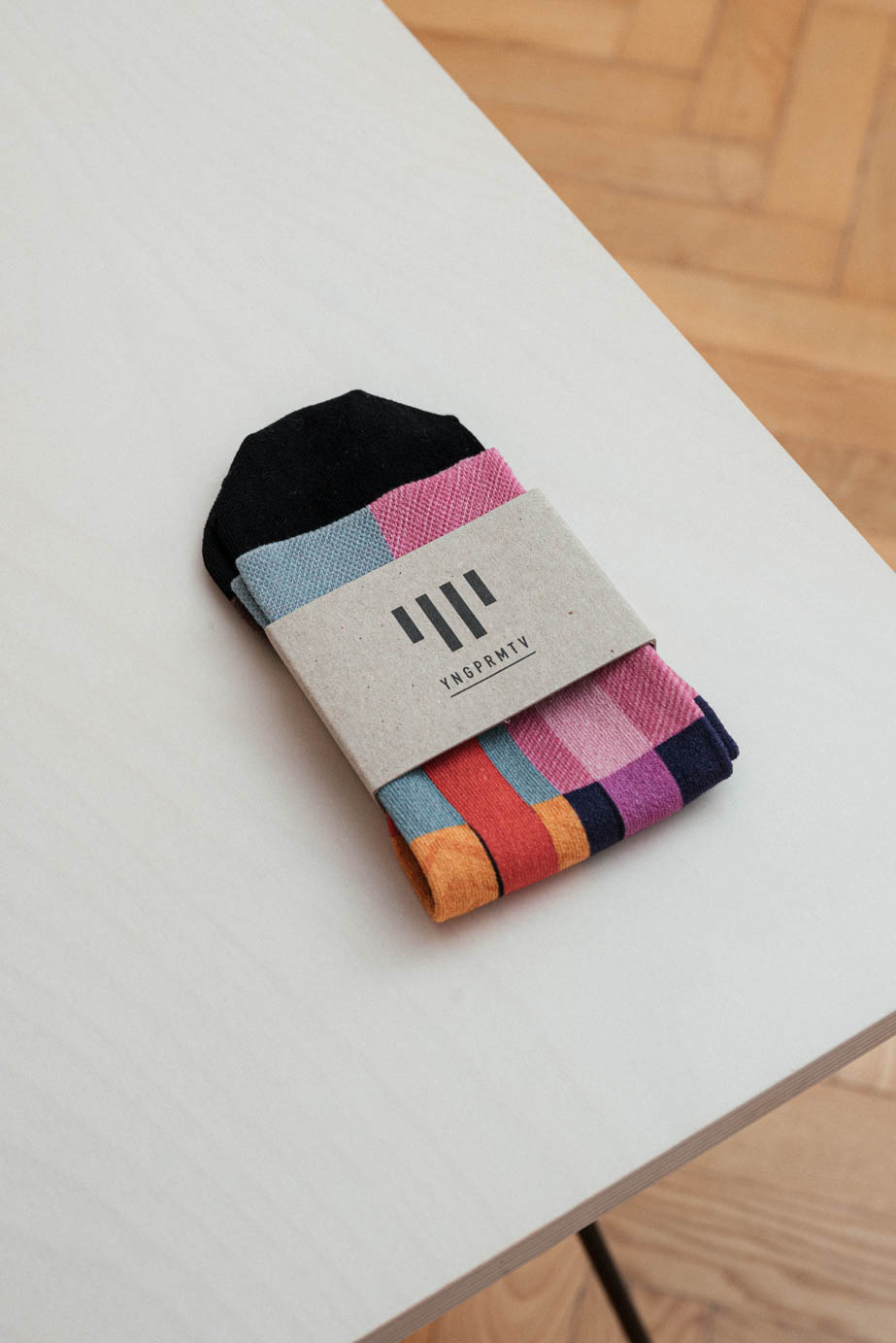 Socks Fusky printusky four squares