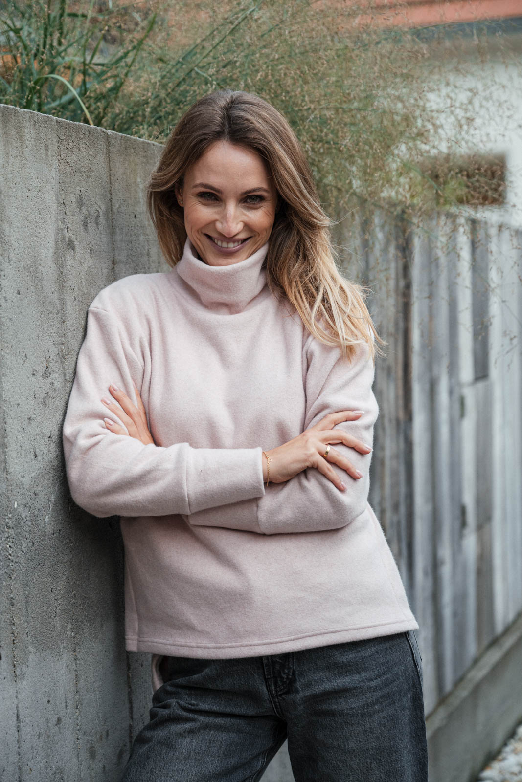 sweatshirt and sweathers Alice powder pink