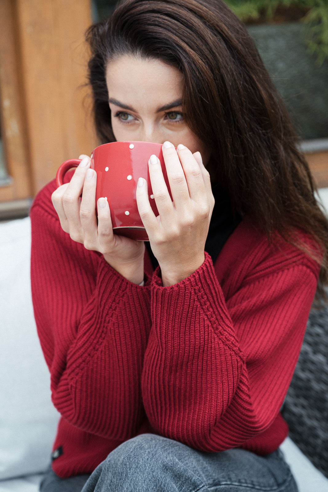 sweaters merino Courtney ruby