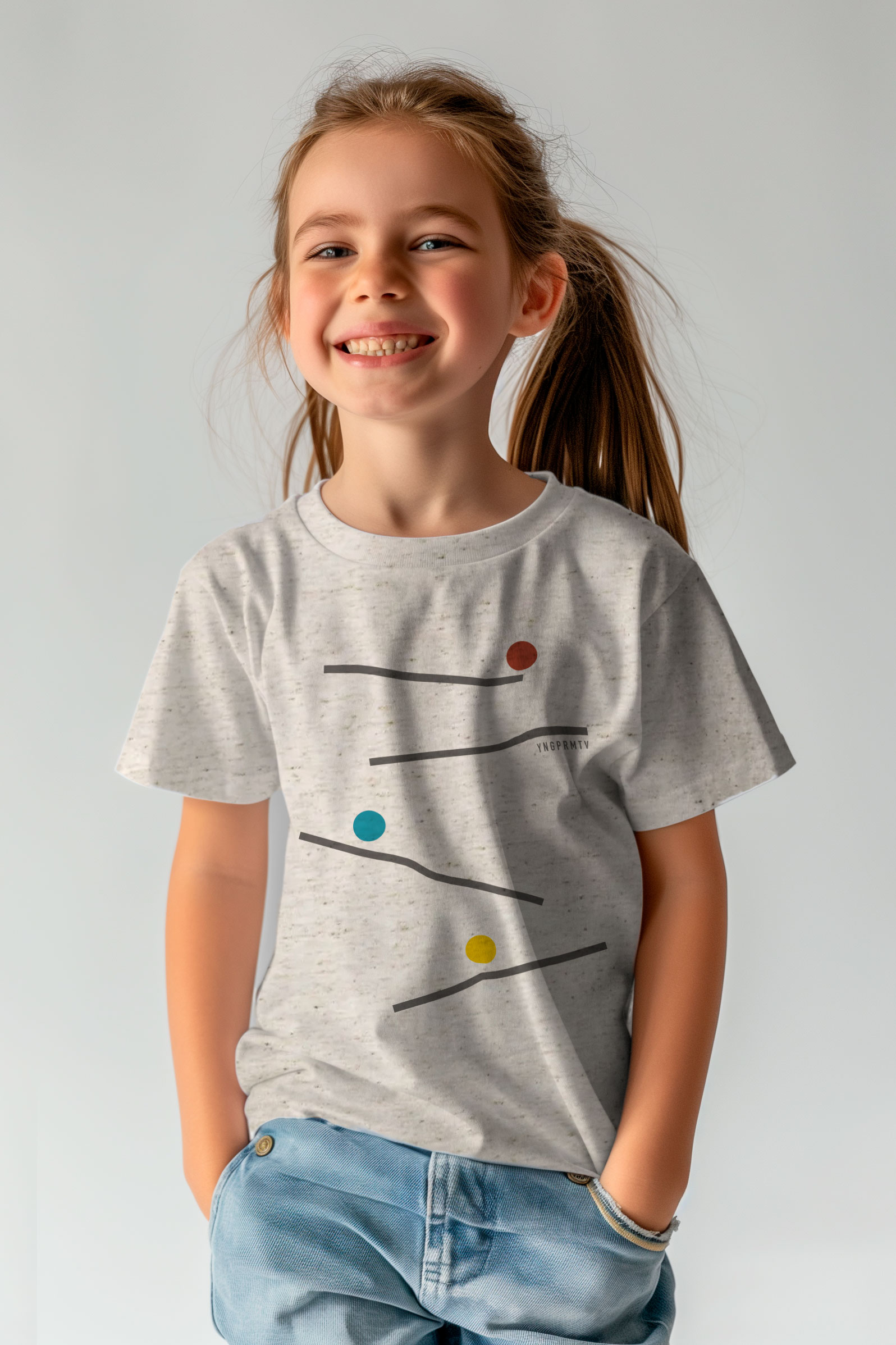 kids tee Marble kids Eco heather