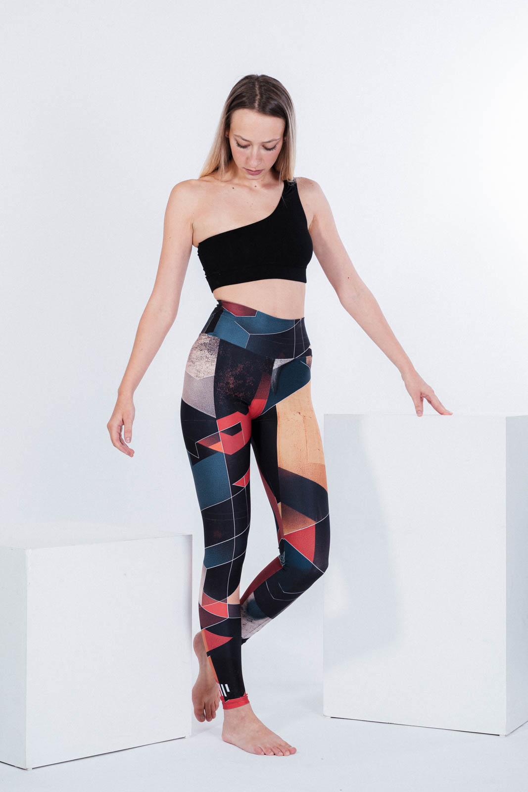 functional leggings Cubes cubes