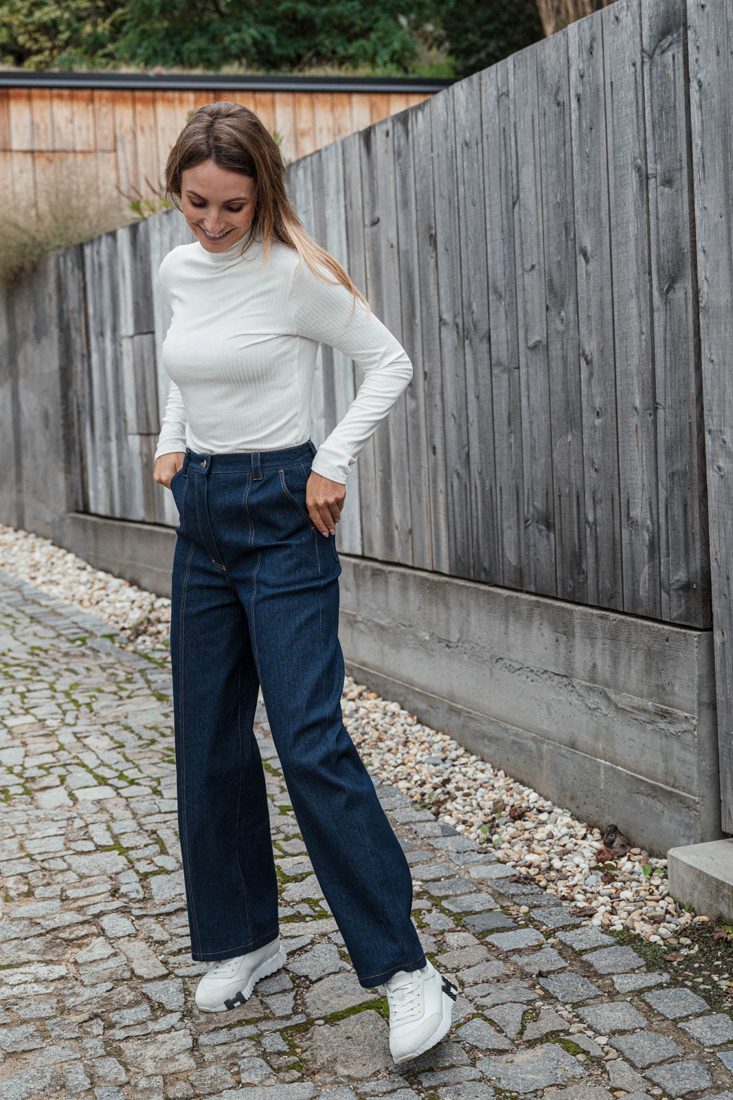 Kalhoty a ortky Lima dark jeans