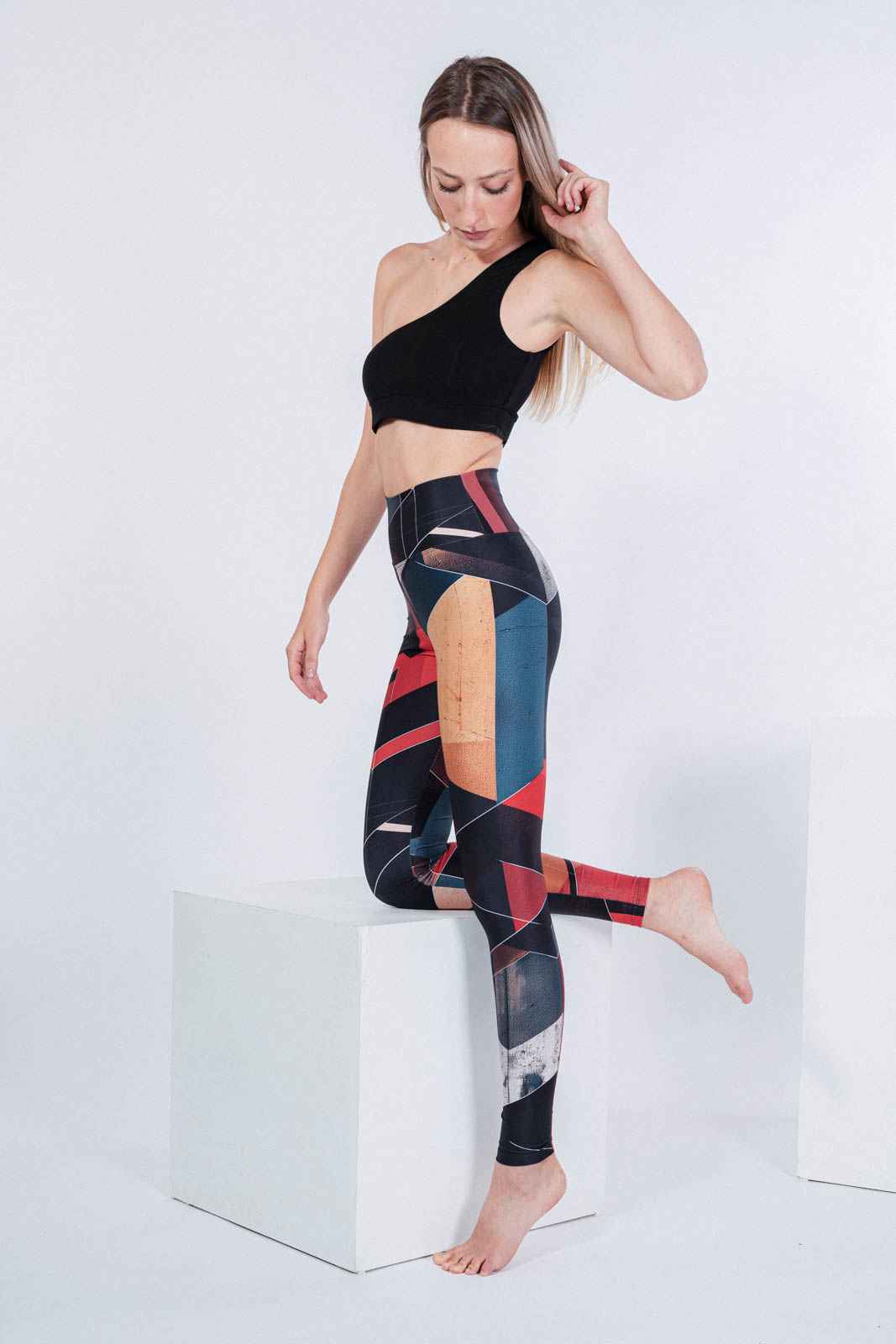 functional leggings Cubes cubes