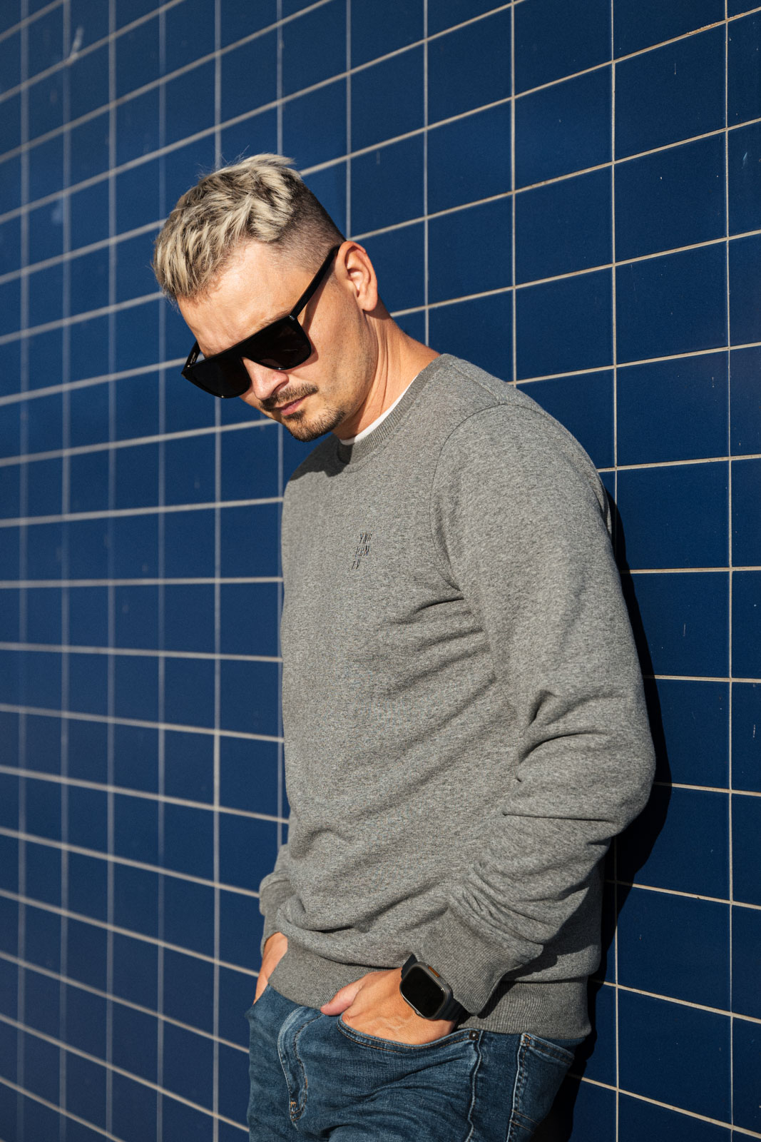 sweatshirt & sweather Elon heather grey