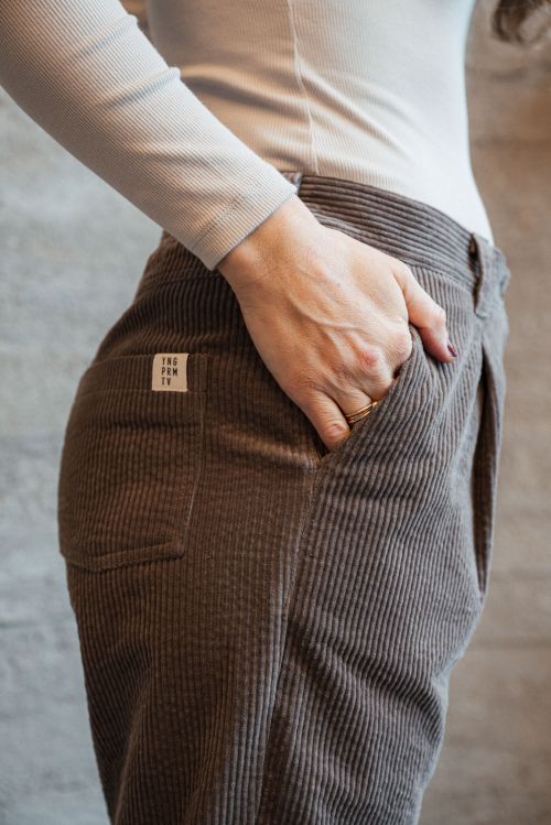 Pants Nora Cord taupe