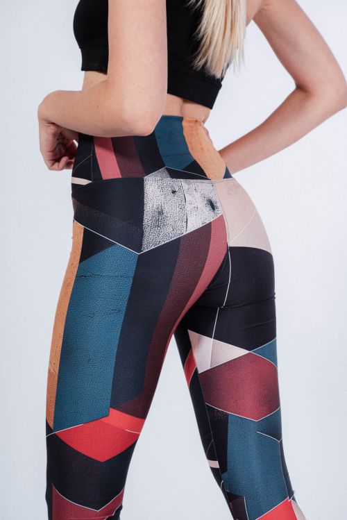 functional leggings Cubes cubes