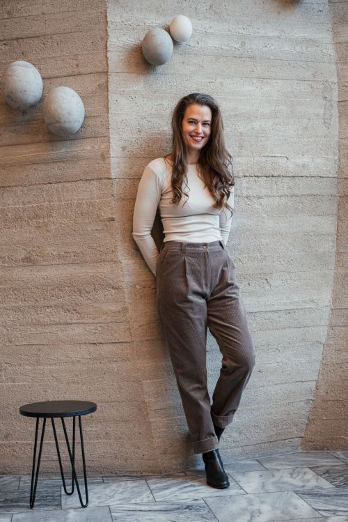 Pants Nora Cord taupe